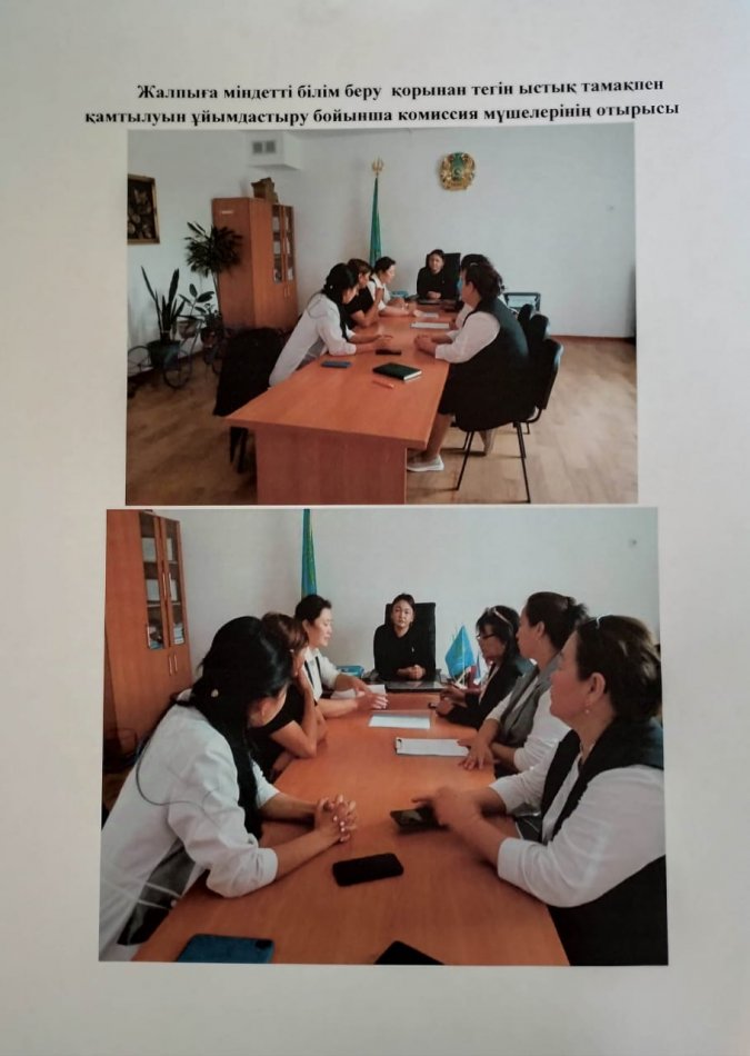 Ыстық тамақ бракераждық  комиссиясының құрамын бекіту , жоспарын құру, міндеттермен танысу