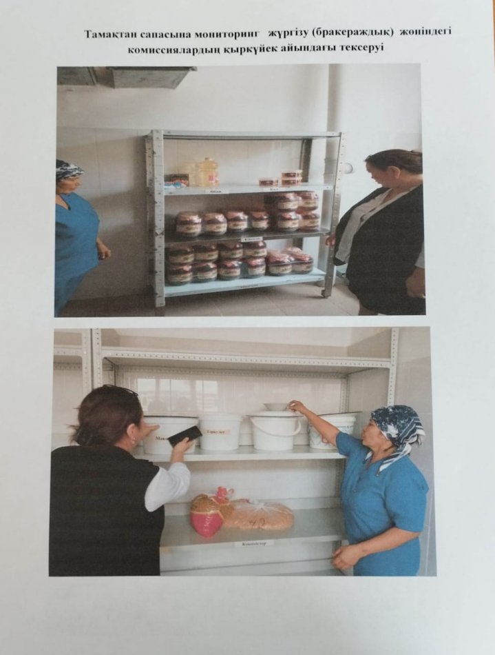 Бракераждық  комиссияның  қыркүйек   айындағы тексеруі